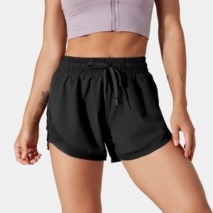 Halara In My Feels Contrast Mesh 2-in-1 Shorts